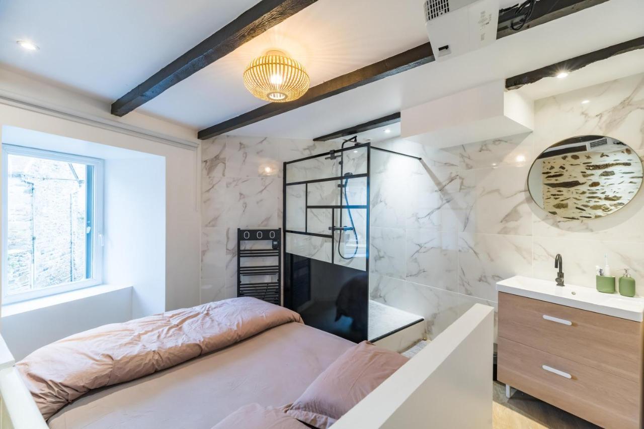 Апартаменты Logement Duplex Au Coeur De Трегье Экстерьер фото