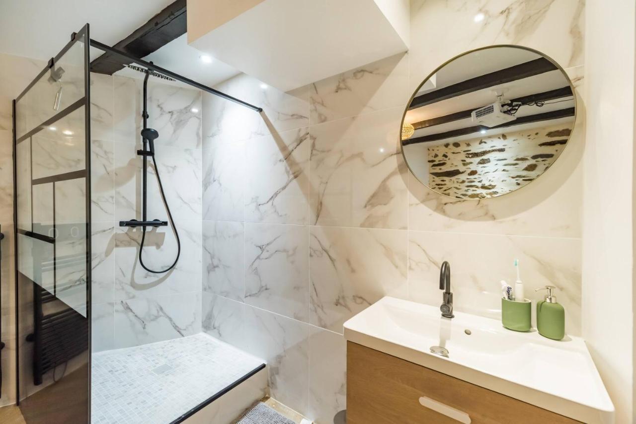 Апартаменты Logement Duplex Au Coeur De Трегье Экстерьер фото