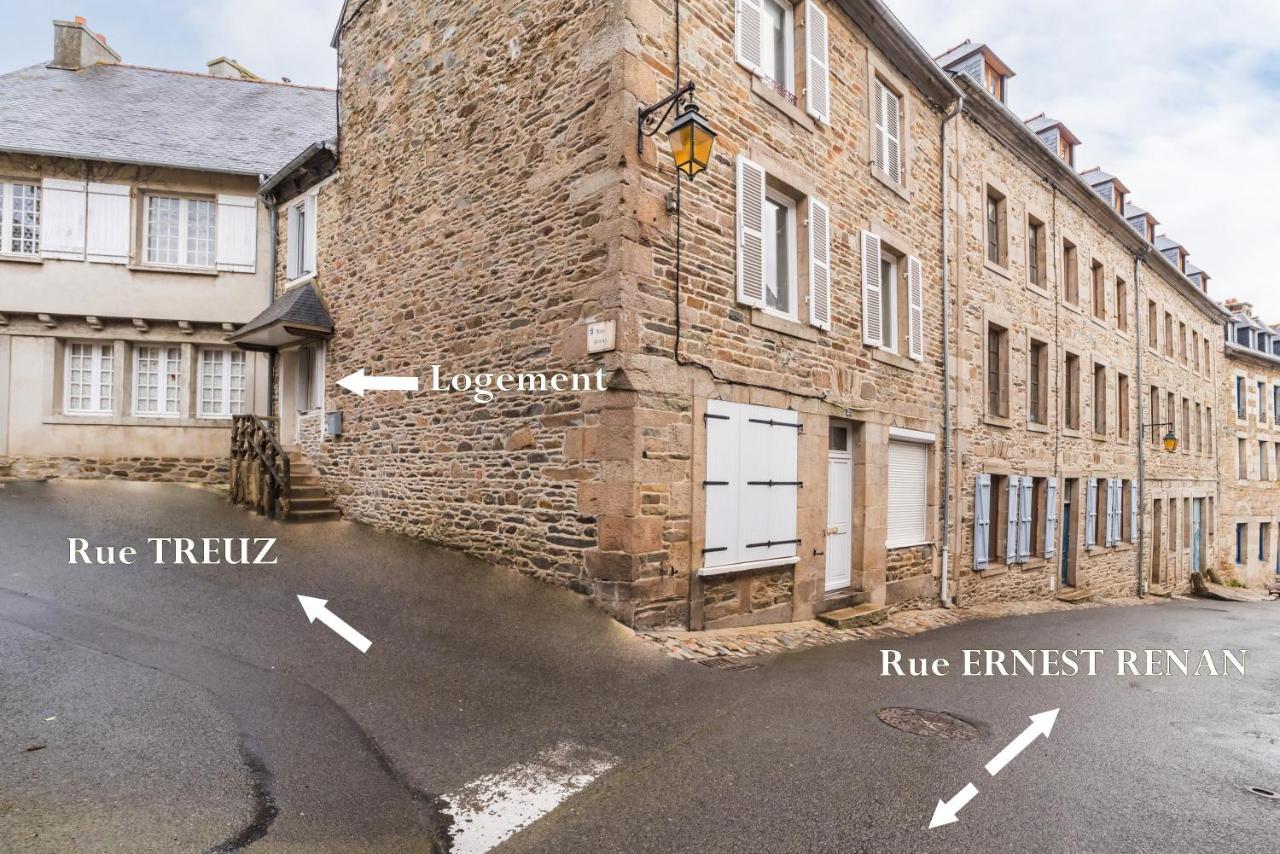 Апартаменты Logement Duplex Au Coeur De Трегье Экстерьер фото